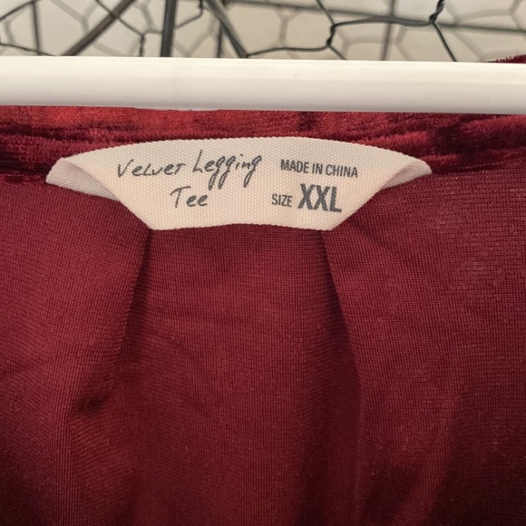 Spring & Mercer velvet shirt size XXL - Picture 3 of 4